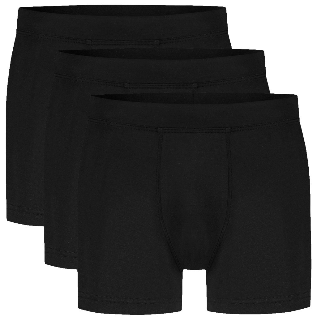 Basics Heren Modal Shorts Classic 3-Pack Zwart