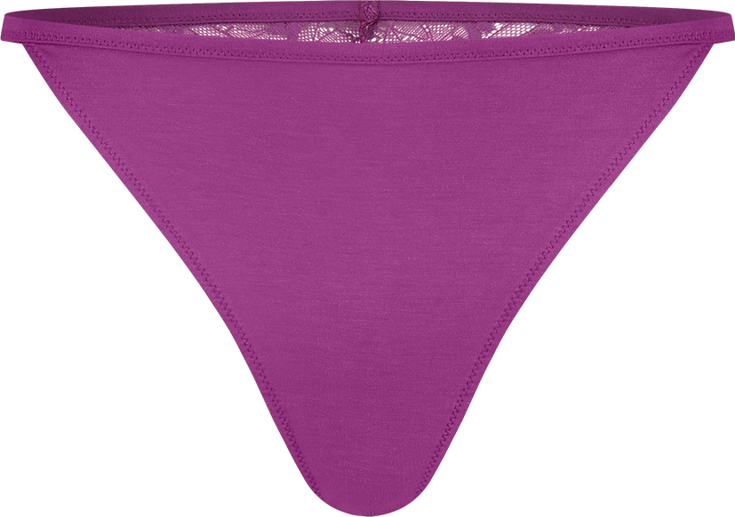 Dames Secrets Modal String Lace Purple
